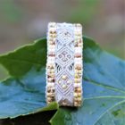 Bracelet ethnique chic écru - MIA Provence