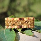 Bracelet ethnique gold - bijou fantaisie fait main en France - MIA Provence