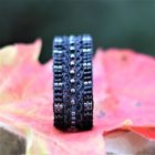 Bracelet large femme noir style bohème chic Le Tropézien MIA Provence
