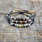 Bracelets homme ajustable pierre naturelle argent bijoux MIA Provence pierres naturelles en bijouterie