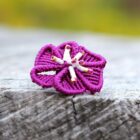 broche coquelicot pour boutonnière flora