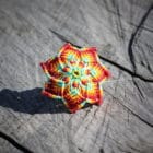 bague mandala multicolore orange mia provence