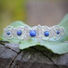 bracelet femme en pierre naturelle argent lapis lazuli mia provence