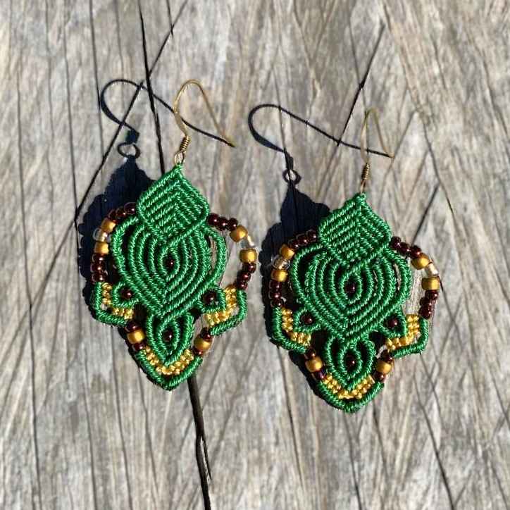 boucles d'oreilles fleur de lotus