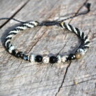 bracelet tresse homme fait main beige mia provence