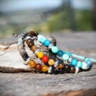 bracelets tresses homme faits main pierres naturelles mia provence