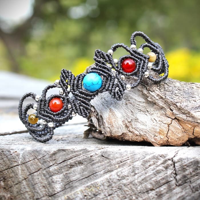 Bracelet CLARA en pierres fines naturelles et argent 925 bracelet clara en pierres fines naturelles et argent 925