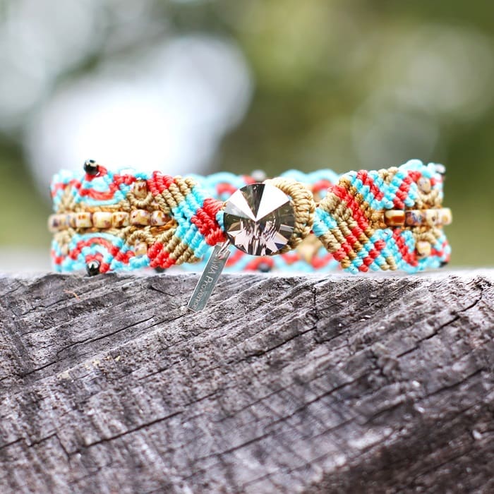 Bracelet hippie chic femme aux couleurs navajo - MIA Provence