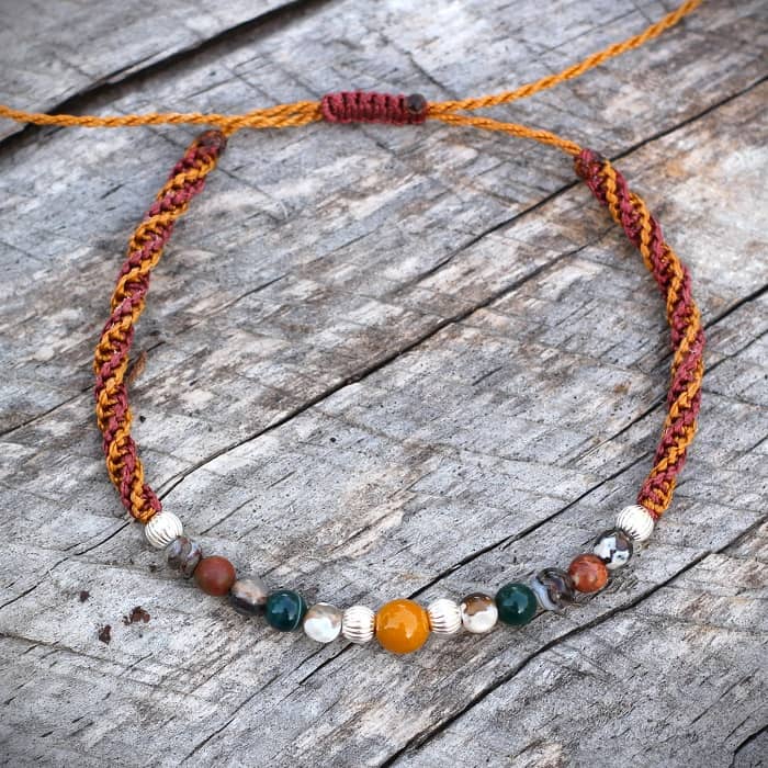 bracelet pierres multicolores femme | christa