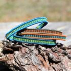 bracelet homme fin rayé lucas