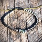 bracelet homme fil tressé et perles bracelet homme tendance bracelet homme ajustable bracelet homme personnalisable