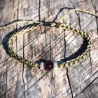 bracelet homme fil tressé et perles bracelet homme tendance bracelet homme ajustable réglable