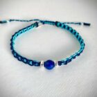 bracelet homme fil tressé et perles bracelet homme ajustable bracelet homme tendance MIA Provence bijoux