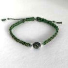 bracelet homme fil tressé et perles bracelet homme ajustable bracelet homme amitié bracelet homme pierre naturelle