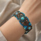 bracelet tendance femme argent et pierres naturelles bracelet bohème femme